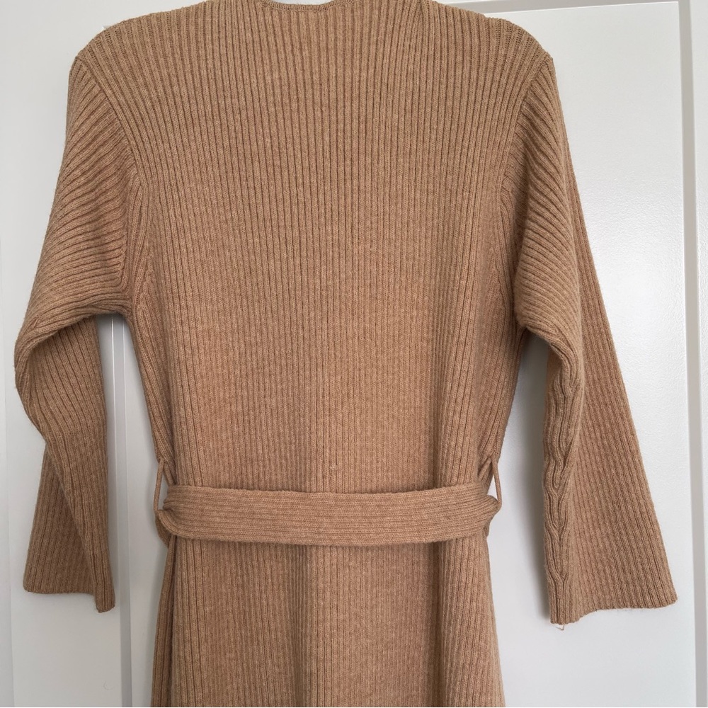 Anthropologie Amadi Alma Beige Cozy Duster Cardigan Size Medium New - Picture 10 of 14